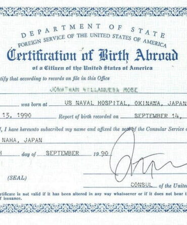 Birth Certificate